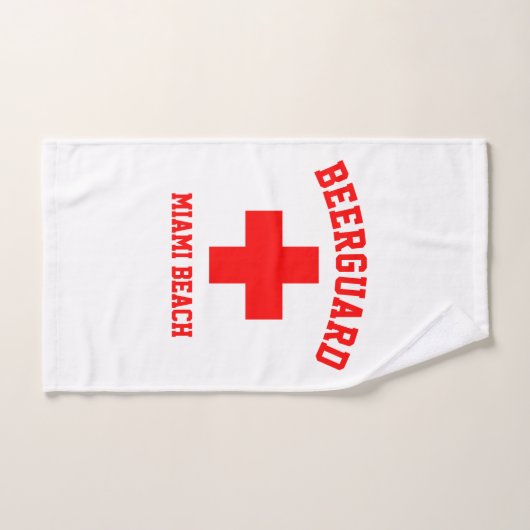 Beerguard Lifeguard personaliseren Handdoek (Handdoek)