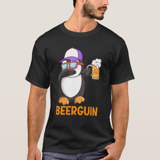 Beerguin Beer Penguin Party Festival Beer T-shirt (Voorkant)