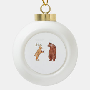 Beerhanden Oh Hert Grappige Spreuken Pun Geschenk  Keramische Bal Ornament