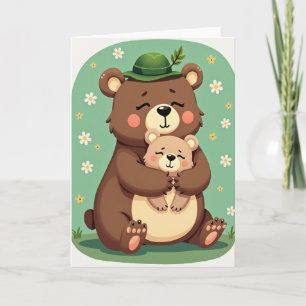 Beerhugs Een Gezellige Familiekaart Kaart