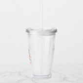 Beerige Verjaardag Acryl Drinkbeker (Rechts)