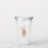 Beerige Verjaardag Acryl Drinkbeker (Achterkant)