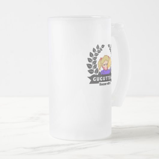 Beerjug withG Matglas Bierpul (Voorkant rechts)