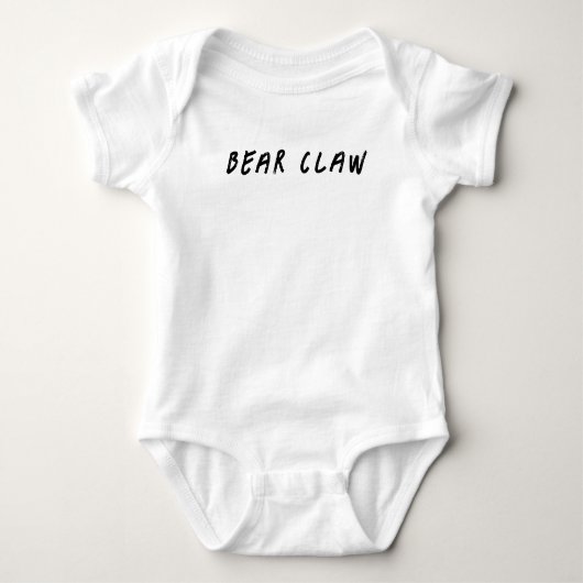 Beerklauw baby onesie romper (Voorkant)