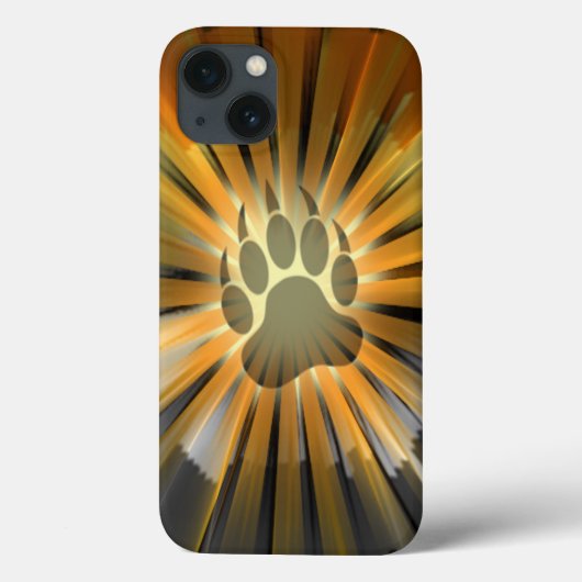 Beerklauw Beer trots Vlag Stralen Case-Mate iPhone Case (Achterkant)