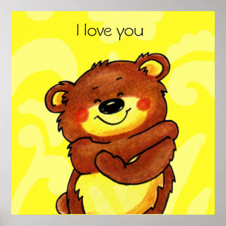 beerknuffelposter poster