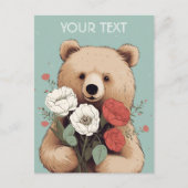 Beerknuffels en Bloemen: Een kaart voor elke geleg (Voorkant)