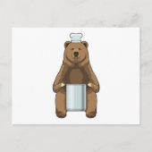 Beerkook met kookpot briefkaart (Voorkant)