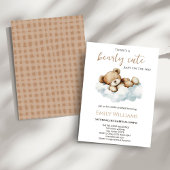 Beerlijk Knut Baby Shower Uitnodiging | Neutrale T