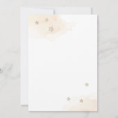 Beerlijk wachten ballon baby shower uitnodiging (Achterkant)