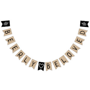 Beerly Beloved Co-Ed Wedding Vrijgezellenfeest Kra Vlaggetjes