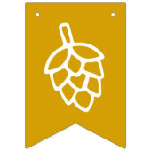 Beerly Beloved Co-Ed Wedding Vrijgezellenfeest Vlaggetjes (Eerste vlag)