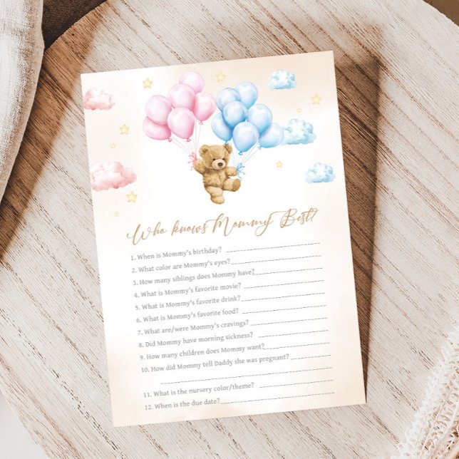 Beerly Wait Berengeschlachtsonthulling Wie weet he (Bear Gender Reveal Game)