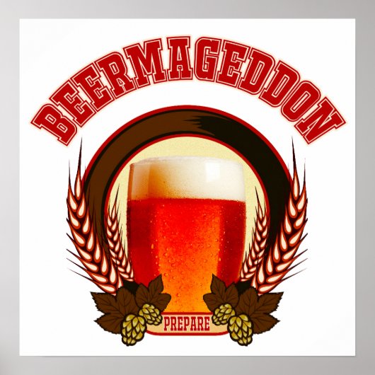 Beermageddon Beer Poster (Voorkant)