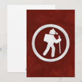 Beerpad merktekens bedankkaart (Voorkant / Achterkant)