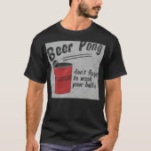 beerpong t-shirt (Voorkant)
