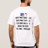 BeerPongKing T-shirt (Achterkant)
