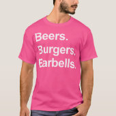 Beers Burgers Barbells Grappig Cadeau T-shirt (Voorkant)