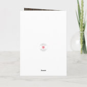 Beers & Cheers Wood 21e verjaardag Kaart (Achterkant)