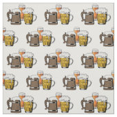 BEERS | Drie biertjes juichen | Leuke Cartoon Stof (Swatch)
