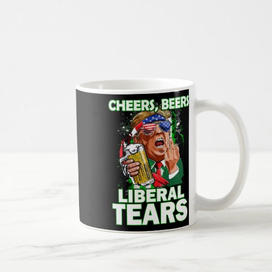 Beers Liberal Tears Trump Holding Beer Patrick's D Koffiemok (Rechts)