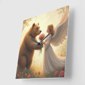 Beer's liefde vierkante klok (Hoek)