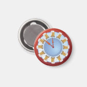 BEERS O'-klok Magneet (Voorkant / Achterkant)