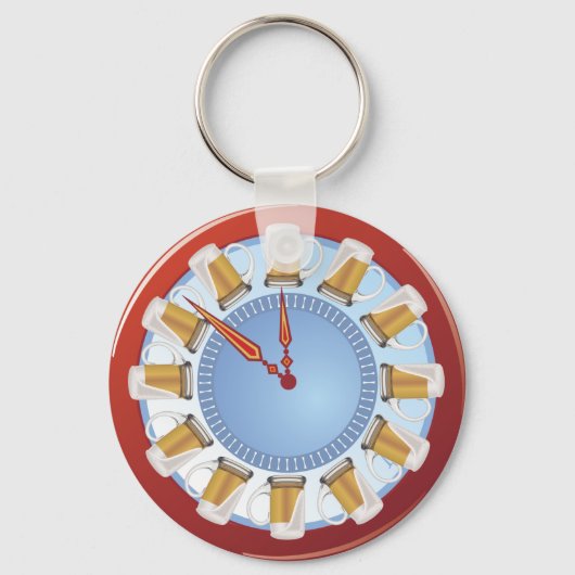 BEERS O'-klok Sleutelhanger (Voorkant)