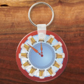 BEERS O'-klok Sleutelhanger (Voorkant)