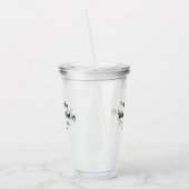 Beers to 30th birthday name date man stylishSimple Acryl Drinkbeker (Links)