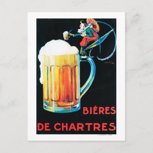 Beers van Chartres Promotional Poster Briefkaart (Voorkant)