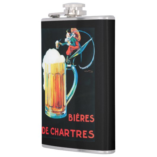 Beers van Chartres Promotional Poster Heupfles (Links)