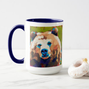 Beerschildering - Cadeau voor dierenvrienden Mok