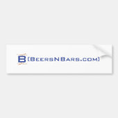BeersNBars.com-Bumpersticker Bumpersticker (Voorkant)