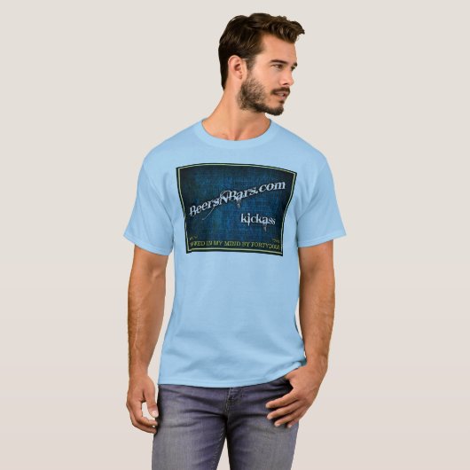 BeersNBars.com T-shirt (Voorkant volledig)