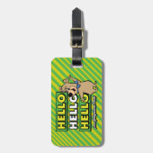 Beertje Boo-Hoi Hoi Hoi Van Jellystone Bagagelabel (Voorkant verticaal)