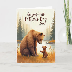 Beertjes Vaderdag Scene Card Kaart