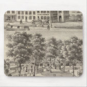 Beertuin en brouwerij van CL Centlivre Muismat (Voorkant)