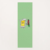 Beerworst Octoberfest Oktoberfest lederhosen Yogamat (Voorkant)