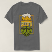 Beerx27d bierboot Beer Lover Brew Master Beard D. T-shirt (Design voorkant)