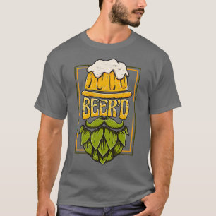 Beerx27d bierboot Beer Lover Brew Master Beard D. T-shirt