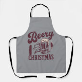 Beery Christmas Feestfeest Jongens Bier Schort (Voorkant)