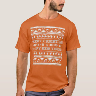 Beery kerstamp Hoppy New Years T T-shirt