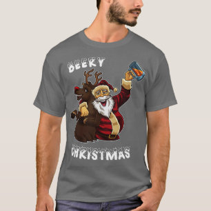 Beery kerstkerstkerstkerstkerstkerstman Drink Beer T-shirt