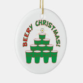 BEERy Kerstmis! Keramisch Ornament (Rechts)