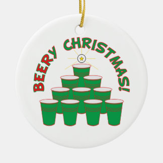 BEERy Kerstmis! Keramisch Ornament