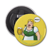 "Beerz voor jou" Button Flesopener (Voorkant)