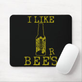 Bees & Beer - Funny Quote Beekeeng Beekeeper G Muismat (Met muis)