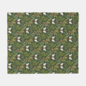 Bees and Foliage Fleece Blanket (Voorkant (Horizontaal))