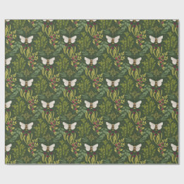 Bees and Foliage Wrapping Paper Cadeaupapier